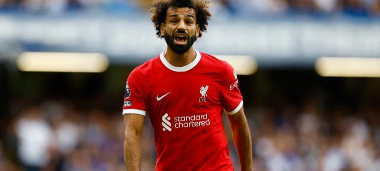 Mohamed Salah has started the 2023-24 season for Liverpool, but may be set for a move to Saudi Arabia [Peter Cziborra/Action Images via Reuters]