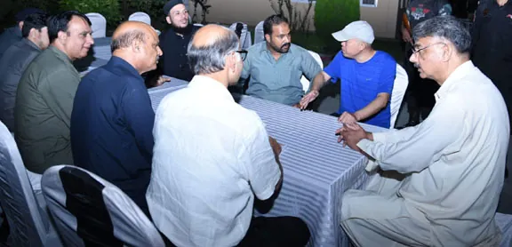 PDO officials and foreign engineers brief PM AJK regarding delays in the construction of Jagran Hydel Power Project Phase 2