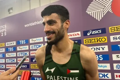 Palestine’s sole athlete takes centre stage at World Athletics Championships