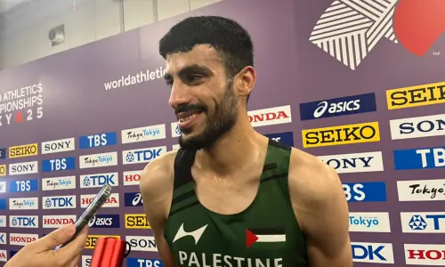 Palestine’s sole athlete takes centre stage at World Athletics Championships