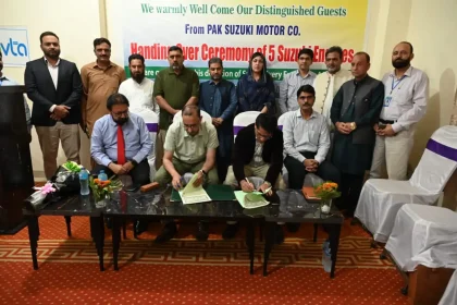 Provision of Suzuki Engines to AJKTEVTA Institutions by Pak Suzuki Motors a Commendable Initiative: Chairman AJKTEVTA Khawaja Muhammad Naeem Bismil