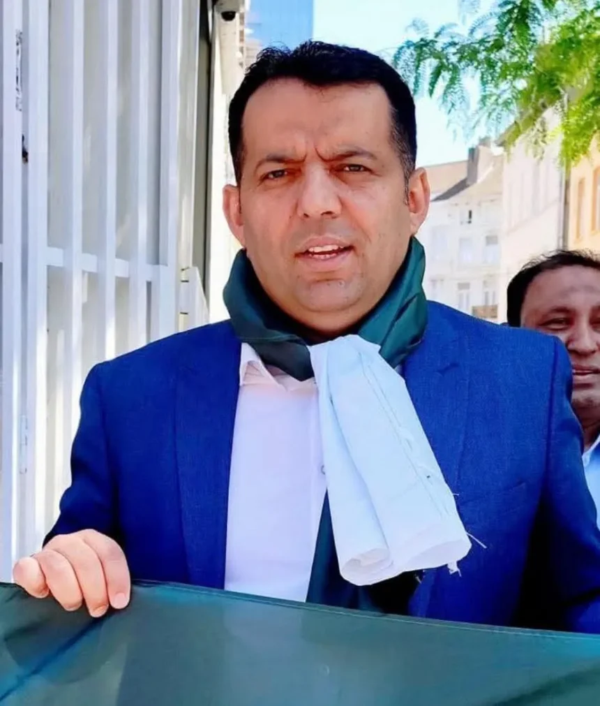 Raja Muhammad Khalid, Chairman of the Youth Wing Europe , releases a message on the 20th anniversary of the October 8, 2005, earthquake martyrs