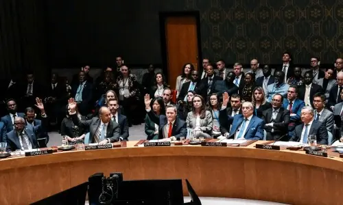 Pakistan calls for ending occupation of Palestine after UNSC adopts resolution on Gaza peace plan
