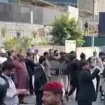 Lawyers protest in Karachi, demand protection and preservation of Karoonjhar Mountain