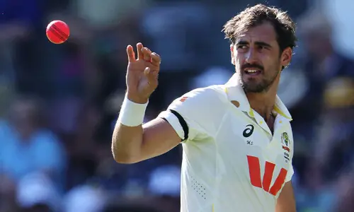 Mitchell Starc surpasses Wasim Akram as most prolific left-arm pacer in Test history