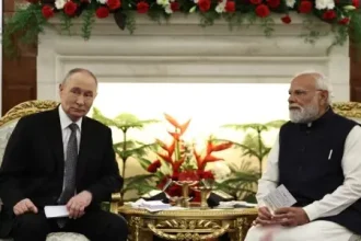 Putin and Modi discuss trade, peace in New Delhi summit