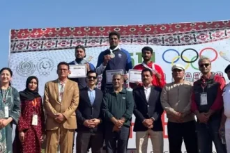 Javelin star Arshad Nadeem rouses crowd, wins gold at National Games