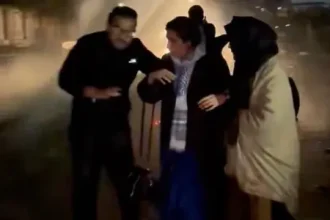 Water cannons used to disperse PTI protesters staging sit-in outside Adiala jail