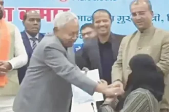 Complaint filed against Bihar CM for pulling down woman’s niqab: Indian media