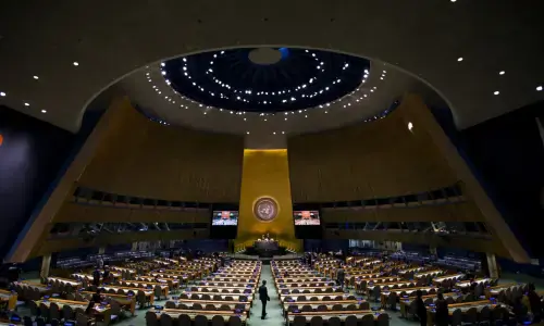 UN General Assembly adopts Pakistan-backed resolution reaffirming right to self-determination