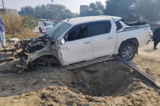 Ex-nazim injured in IED blast outside his office in Bannu