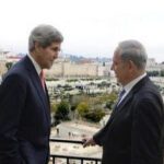 PM Binyamin Netanyahu and US Secretary of State John Kerry, December 6, 2013. Photo: Matty Stern/U.S. Embassy Tel Aviv