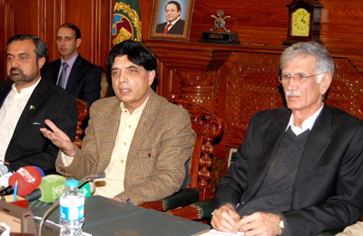 Targeted Strikes, North Waziristan, Minister for Interior, Chaudhary Nishar Ali Khan,