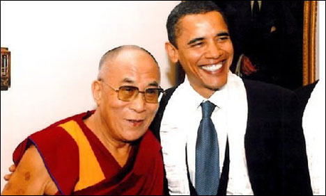 Obama, Dalai Lama, Tibetan Buddhism